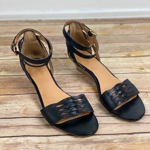 Seychelles Sincere Wraparound Wedge Sandal Black